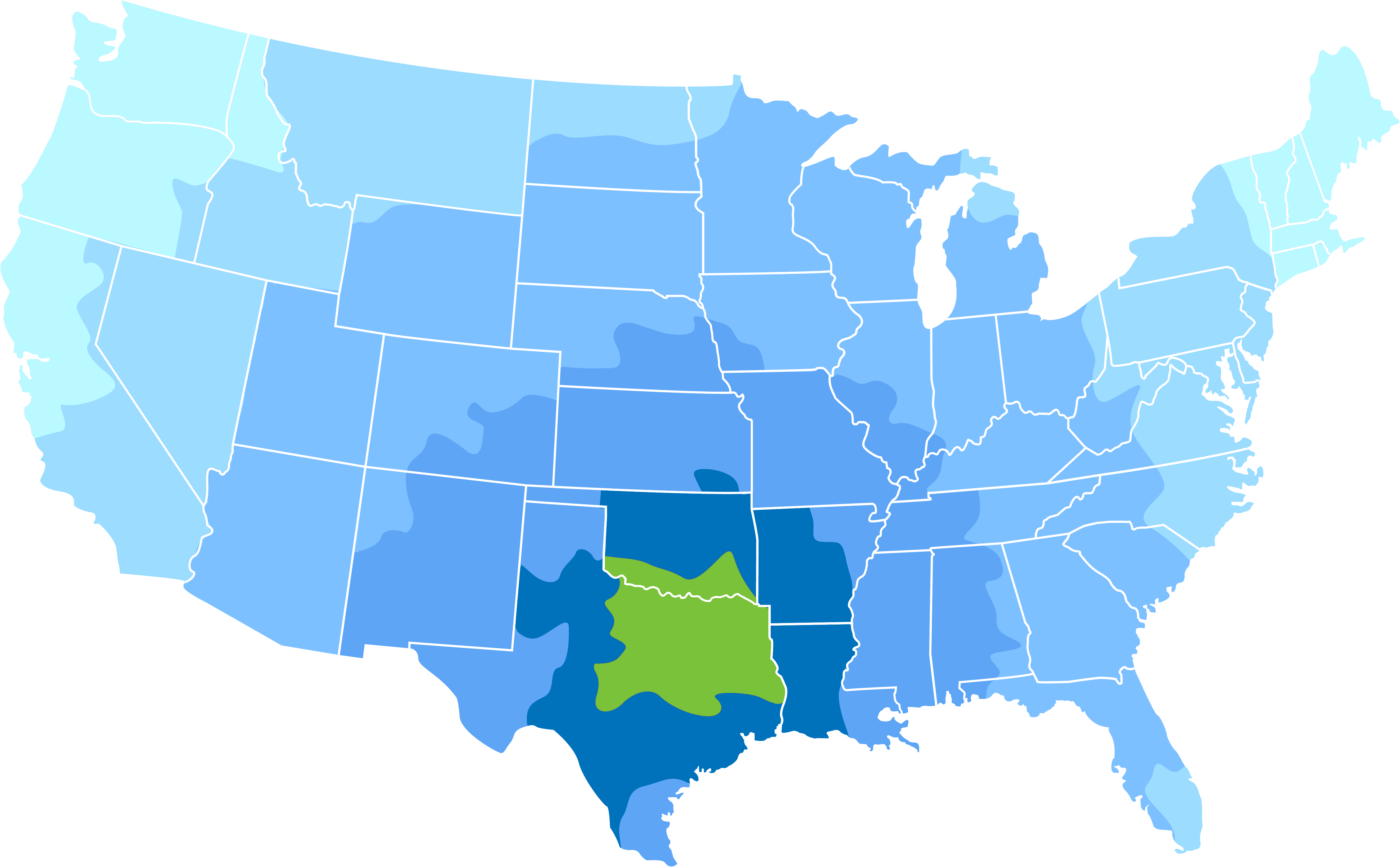 Five public warehouses in Dallas, TX