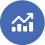 icon of graph showing upward sales trend of fulfillment partner Kate McLeod