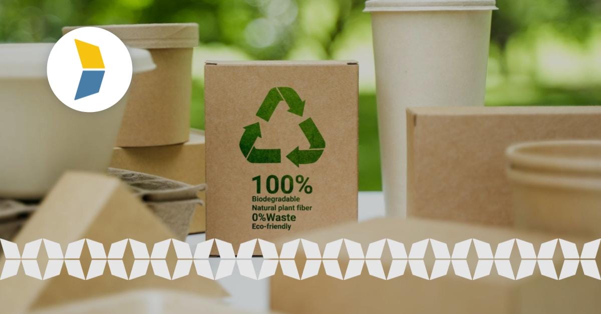 eco-friendly, zero-waste packaging and containers on a table