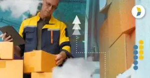 Carrier scanning boxes, representing getting ahead of peak season surcharges.