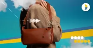 Shopper with high-end purse representing the importance of customized luxury retail distribution.